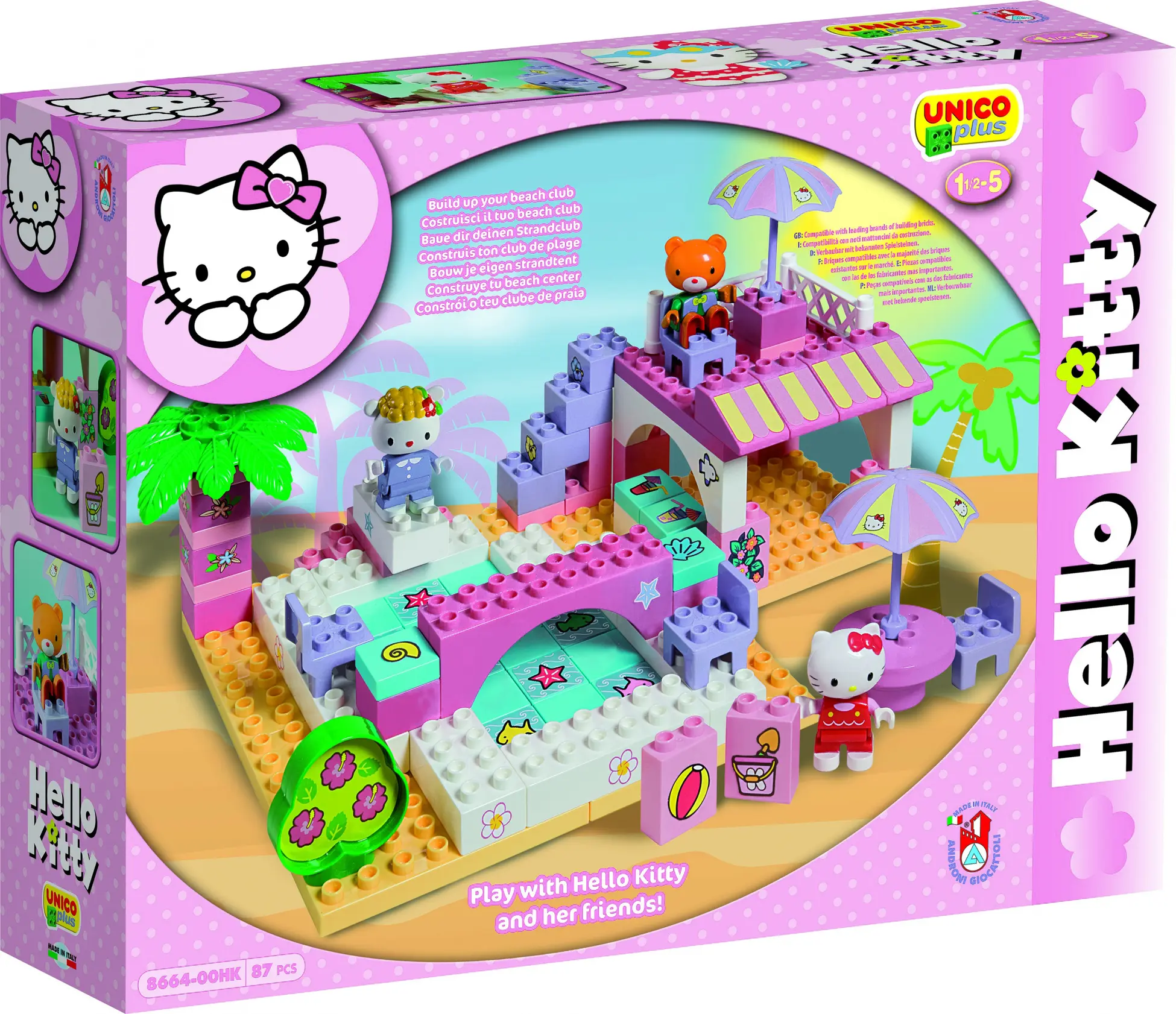 Unico Hello Kitty Beach Club 87-teilig