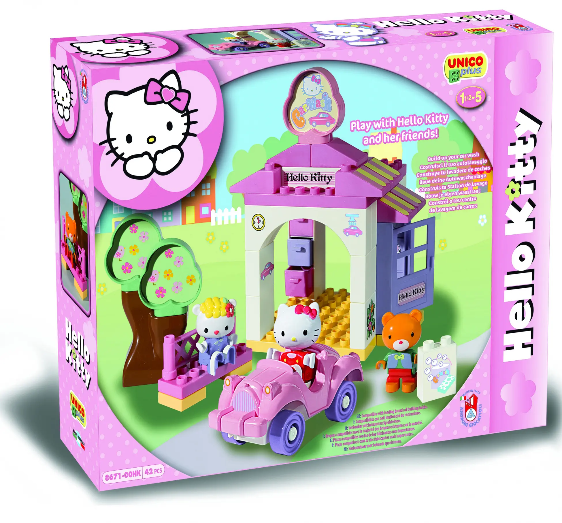 Unico Hello Kitty Autowäsche 42-teilig