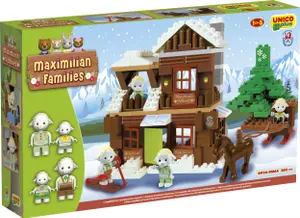 Unico Maximilian Familien Berghütte 203-teilig